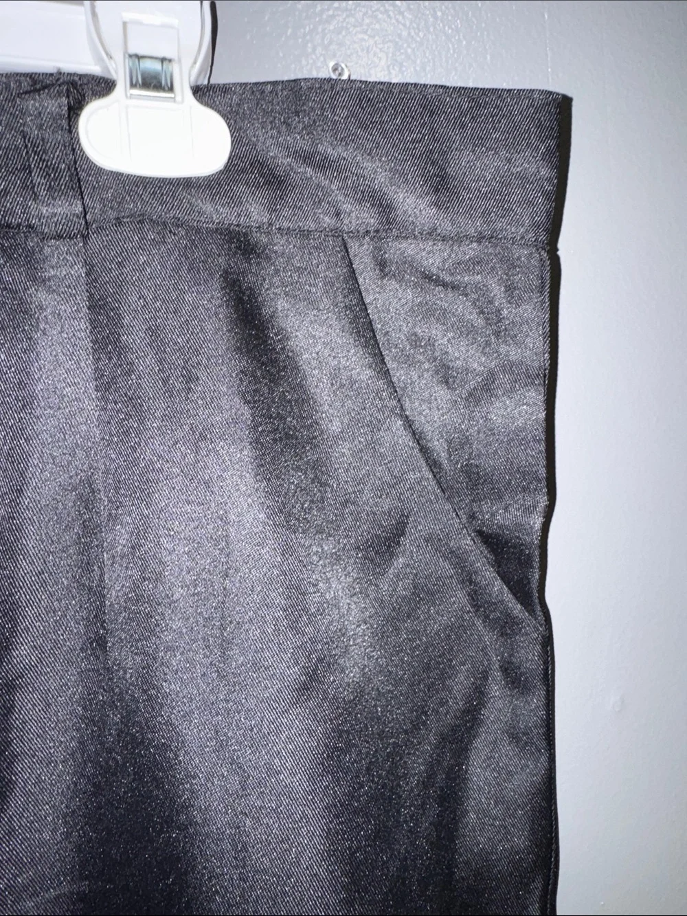Men's Black Tailored Dress Pants